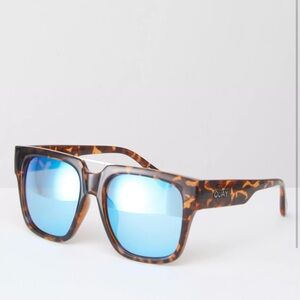 Quay Australia x Chrisspy Mila Oversized Mirror Sunglasses